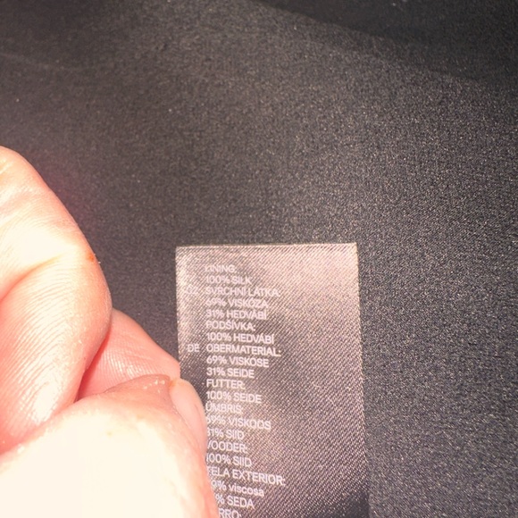 NWT Balmain H&M Black Velvet Blouse - Picture 8 of 11